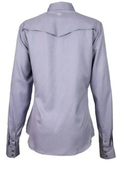 HOOey "Sol" Ladies Violet Long Sleeve Pearl Snap Shirt -Hooey Brands HT1613PL BACK