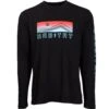 HOOey "Dusk" Black Long Sleeve Tee -Hooey Brands HT1620BKecomm
