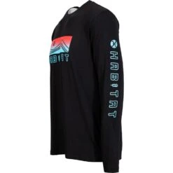 HOOey "Dusk" Black Long Sleeve Tee -Hooey Brands HT1620BKsideecomm