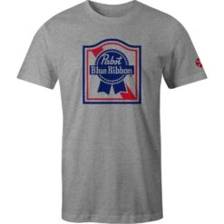 HOOey "Pabst Blue Ribbon" Grey Tee