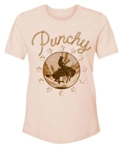 HOOey "Punchy" Peach T-shirt