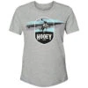 HOOey "Cheyenne Sunset" Grey W/Blue/White Logo T-shirt -Hooey Brands HT1643GY