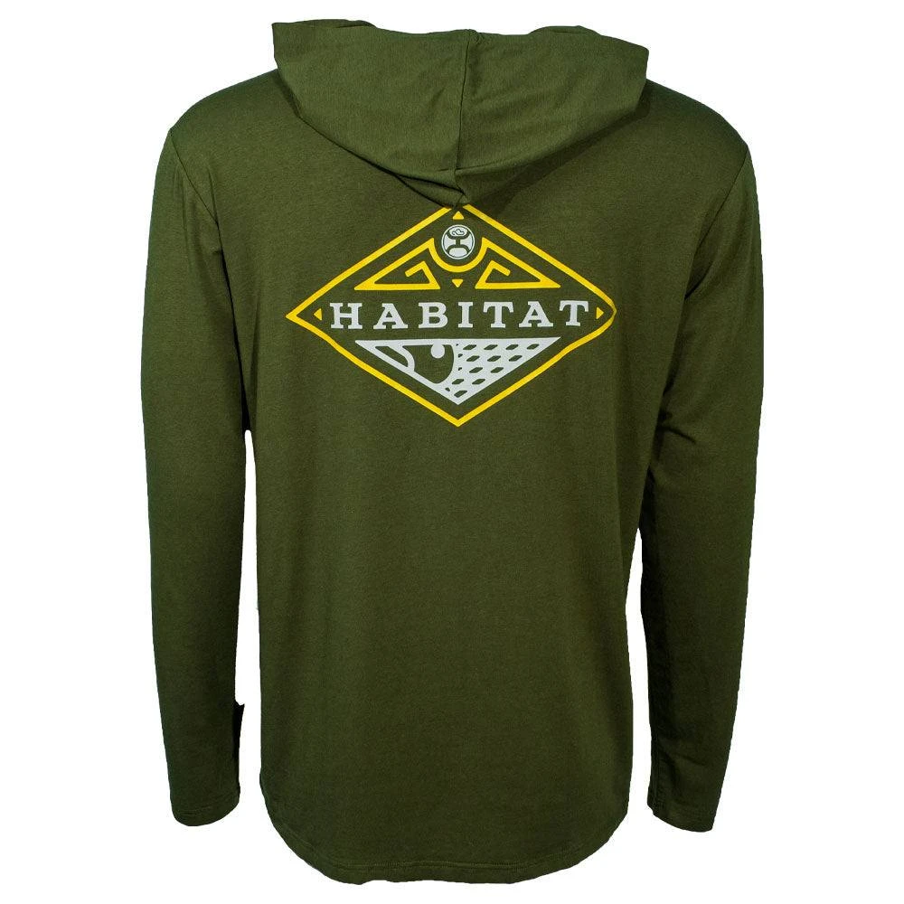 HOOey "Hooded Captain" Olive Long Sleeve T-shirt 1 HOOey "Hooded Captain" Olive Long Sleeve T-shirt