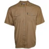 HOOey "Sol" Tigers Eye Short Sleeve Pearl Snap Shirt -Hooey Brands HT1660TN front