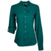 HOOey "Sol" Ladies Deep Lake Long Sleeve Pearl Snap Shirt -Hooey Brands HT1666TL front