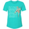 HOOey "Bang Bang Baby" Turquoise W/White Logo T-shirt -Hooey Brands HT1668TQ