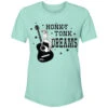 HOOey "Honky Tonk Dreams" Mint W/Black Logo T-shirt -Hooey Brands HT1669MT