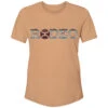 HOOey "Rodeo" Sienna W/Serape Logo T-shirt -Hooey Brands HT1671BR