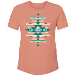 HOOey "Tucson" Terracotta W/Mint/Turquoise Logo T-shirt