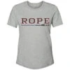 HOOey "Rope" Grey W/Black/Pink Logo T-shirt -Hooey Brands HT1676GY