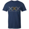 HOOey "Loop" Navy W/Grey/Mustard Logo T-shirt -Hooey Brands HT1681NV front