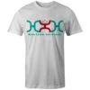 HOOey "Loop" White W/Turquoise /Red Logo T-shirt -Hooey Brands HT1681WH front