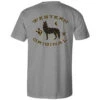 HOOey "Howler" Grey T-shirt -Hooey Brands HT1683GY back