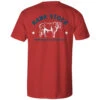 HOOey "Charbray" Red W/White/Blue Rank Stock Logo T-shirt -Hooey Brands HT1684RD back