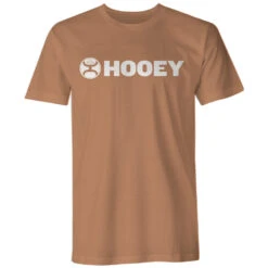 HOOey Youth "Lock-Up" Sienna W/White Logo T-shirt