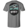 HOOey Youth "Cheyenne" Grey W/Turquoise/Grey/White Logo T-shirt -Hooey Brands HT1688GY back e51510ac de96 4fec 8976 30ea77e5ee12