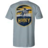 HOOey "Cheyenne" Denim W/Yellow/Grey/Black Logo T-shirt -Hooey Brands HT1688LTBL back