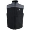 "Hooey Softshell Vest" Charcoal Grey -Hooey Brands HV059BKCH front