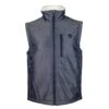 "Hooey Softshell Vest" Denim W/Sherpa -Hooey Brands HV073DE