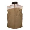 "Hooey Softshell Vest" Tan W/Cream Pattern -Hooey Brands HV073TN