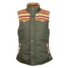"Hooey Ladies Canvas Vest" Green 2 "Hooey Ladies Canvas Vest" Green -Hooey Brands HV083GRSP