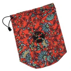 "Hooey Ladies Packable Vest" Black W/Red Floral Lining -Hooey Brands HV098BKFL BAG