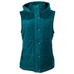 "Hooey Ladies Hooded Vest" Teal