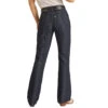 HOOey Dark Wash Jaquard Stripe High Rise Bootcut Jeans -Hooey Brands HYWD4HR167BACK 2d690207 e20d 4a1a 8caa 224de8256860