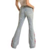 HOOey "Patch Print" High Rise Ladies Jeans -Hooey Brands HYWD5HR1JS BACK