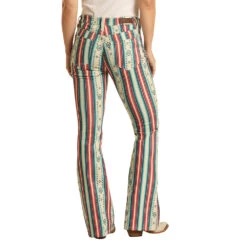 HOOey "Serape Stripes" Flare Ladies Jeans