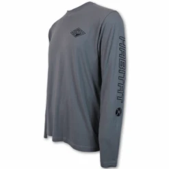 HOOey "Captain" Grey/Black Long Sleeve Tee
