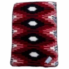 "Hooey Fleece Blanket" Red / Black / White Saddle Pattern -Hooey Brands HooeyBlanketFall2022Ecom
