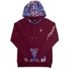 HOOey "Veracruz" Maroon W/Aztec Pattern Hoody -Hooey Brands IMG 2081