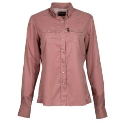 HOOey "Sol" Ladies Clay Long Sleeve Pearl Snap Shirt