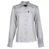 HOOey "Sol" Ladies Grey W/Floral Pattern Pearl Snap Shirt -Hooey Brands IMG 3862