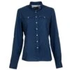 HOOey "Sol" Ladies Navy Long Sleeve Pearl Snap Shirt -Hooey Brands IMG 3864