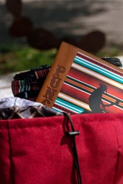 HOOey "Punchy Serape" Leather Notebook Cover Multi Color Serape -Hooey Brands IMG 9102