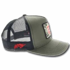 HOOey American Made "Lone Star" Camo Patch Trucker Hat -Hooey Brands LS001right 11879.1533929772.1280.1280