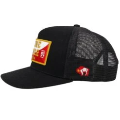 HOOey American Made "Lone Star" Black Patch Trucker Hat -Hooey Brands LS00805