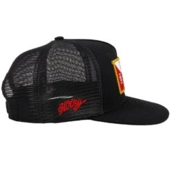 HOOey American Made "Lone Star" Black Patch Trucker Hat -Hooey Brands LS00816