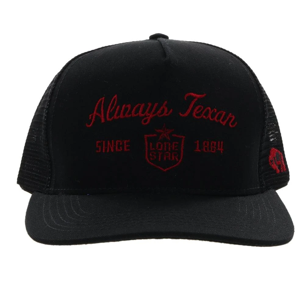 HOOey American Made "Lone Star" Always Texan Black /Red Trucker Hat 4 HOOey American Made "Lone Star" Always Texan Black /Red Trucker Hat - Image 4