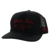 HOOey American Made "Lone Star" Always Texan Black /Red Trucker Hat -Hooey Brands LS019T BK02