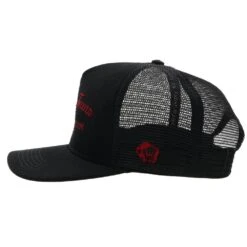 HOOey American Made "Lone Star" Always Texan Black /Red Trucker Hat 6 HOOey American Made "Lone Star" Always Texan Black /Red Trucker Hat -Hooey Brands LS019T BK05