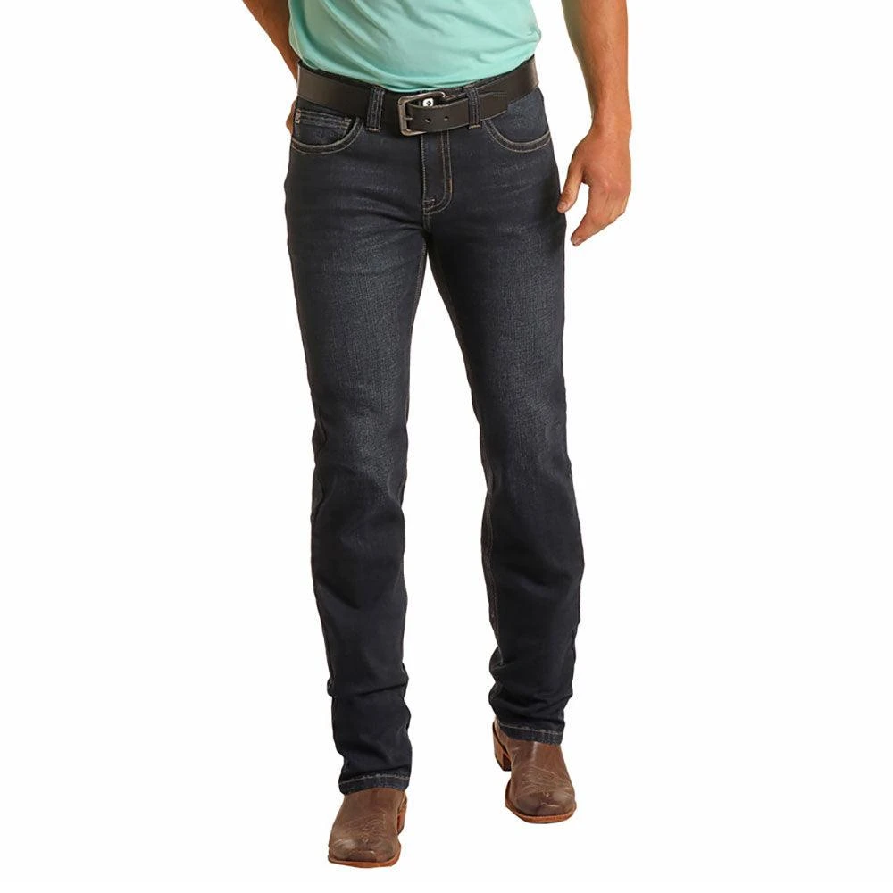 HOOey "Dark Wash" Reflex Revolver Slim Straight Jeans 2 HOOey "Dark Wash" Reflex Revolver Slim Straight Jeans - Image 2
