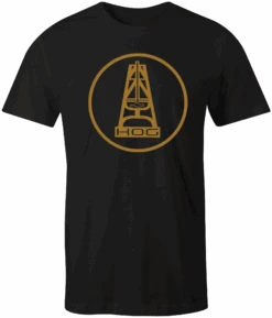 HOOey "HOG" Black W/Mustard Oil Gear Logo