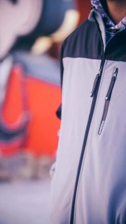 "Hooey Softshell Jacket" Charcoal W/Grey/Black Accents -Hooey Brands P1099768