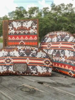 HOOey "Ponderosa" Leather Notebook Cover Brown/Red/White Pattern -Hooey Brands P1500553 02cf4859 2596 4eff b10d ac5e311e988e