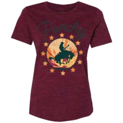 HOOey "Punchy" Cranberry W/Orange /Red Logo T-shirt