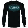 HOOey "Roughy Tribe" Black W/Blue Aztec Print Logo -Hooey Brands RT1508BK BACK