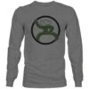 HOOey "Roughy 2.0" Grey W/Olive & Black Long Sleeve T-shirt